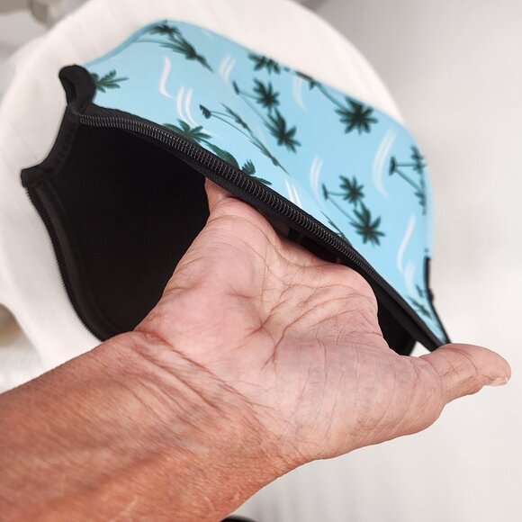 Palm Tree Universal Fit Neoprene Pickleball Paddle Cover NWOT - Picture 5 of 6